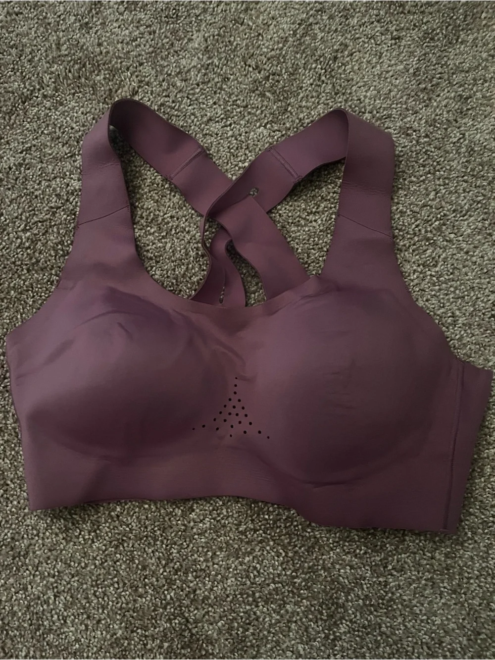 Brooks Padded Sports Bra - Plum